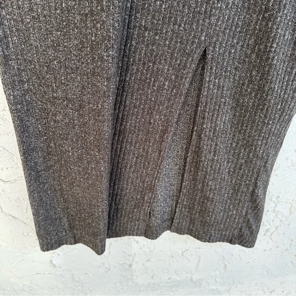 ANTHROPOLOGIE Daily Practice Dress Size Large Barre Midi Ribbed Long Sleeve - Picture 10 of 11